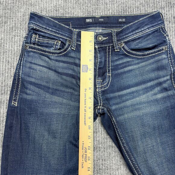 BKE Jeans Mens 28x30 Aiden Boot Stretch Jean Embroidered Denim Western Cowboy - Picture 6 of 9